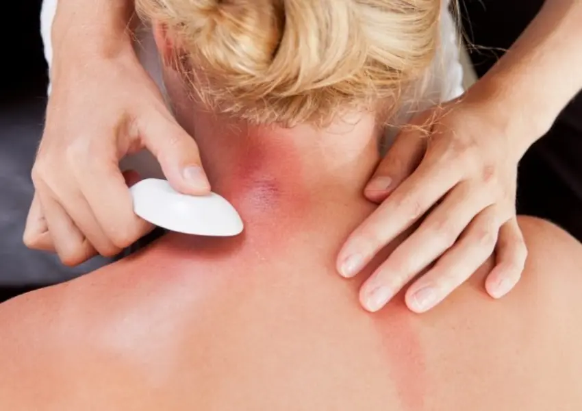 Blåmerke Gua Sha