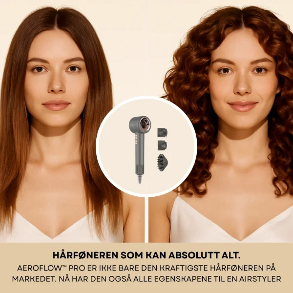 AeroFlow™ hårføner kan absolutt alt grå