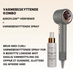 Varmebeskyttende kombo AeroFlow™ hårføner grå