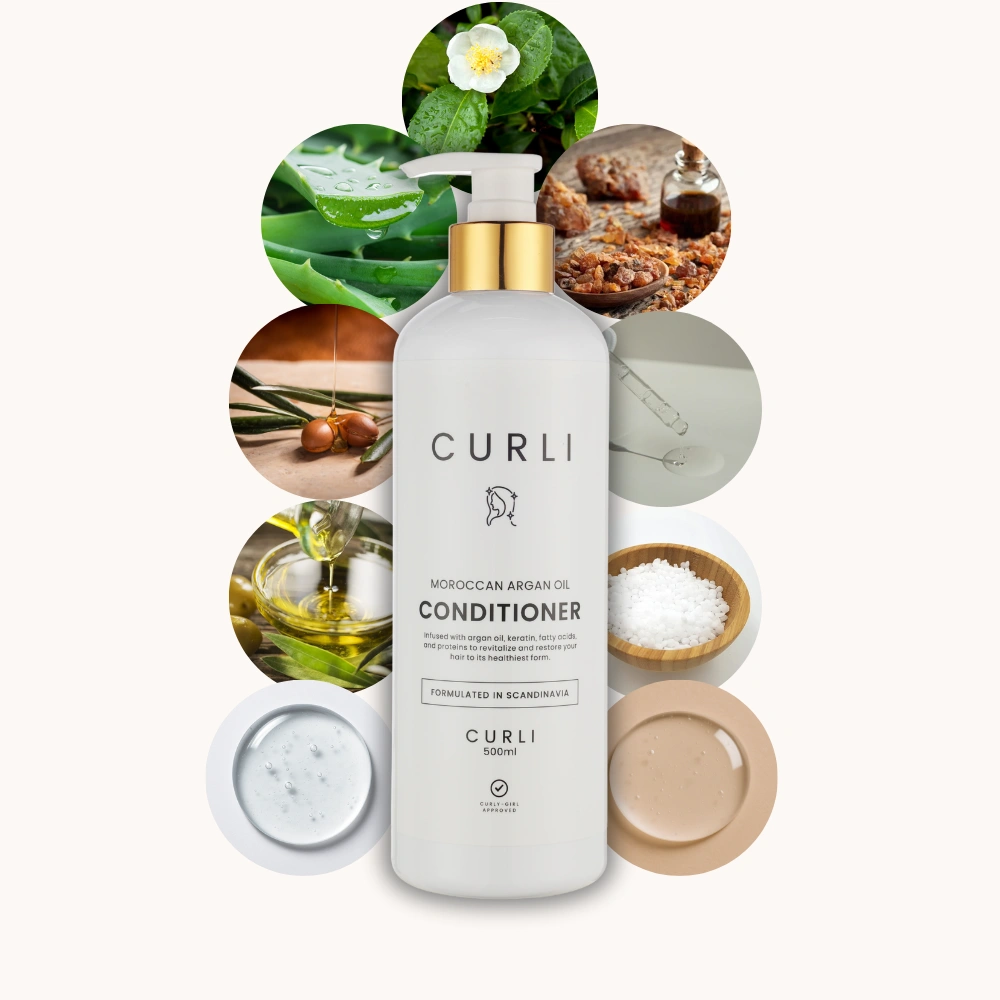 CURLI Argan Oil Conditioner Ingredienser