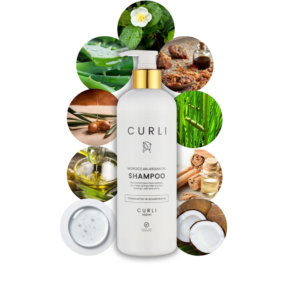 CURLI Argan Oil Shampoo Ingredienser