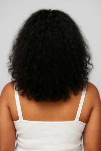 CURLI leave in conditioner krøllete hår før