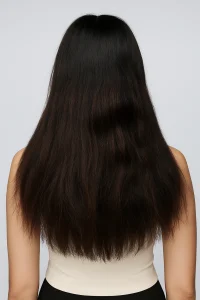 CURLI leave in conditioner rett hår før