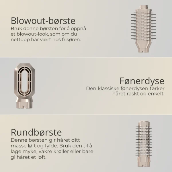 AirLuxe Airstyler munnstykker 1