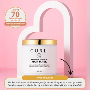 CURLI Moroccan Argan Oil Hair Mask