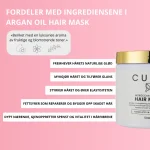 CURLI Moroccan Argan Oil Hair Mask Fordeler