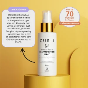 CURLI Moroccan Argan Oil Heat Protection Spray