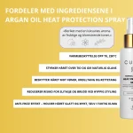CURLI Moroccan Argan Oil Heat Protection Spray Fordeler