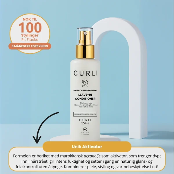 CURLI Moroccan Argan Oil Leave-in-Conditioner