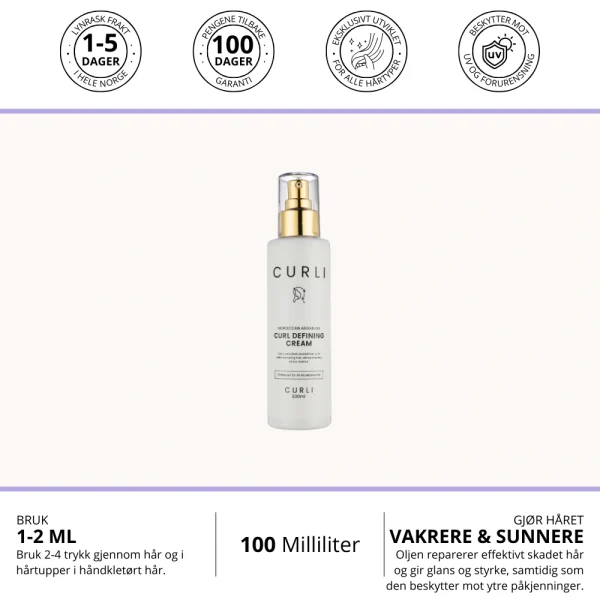 CURLI Moroccan Argan Oil Oppsummering