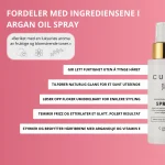 CURLI Moroccan Argan Oil Spray Fordeler