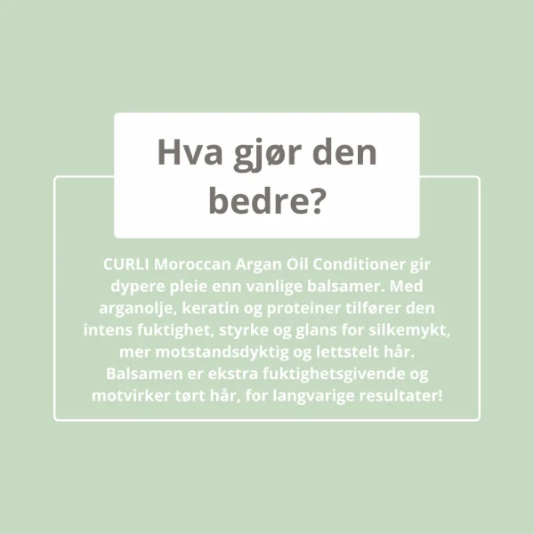 Hvorfor er Moroccan Argan Oil Conditioner best