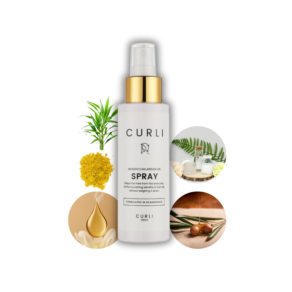 CURLI Moroccan Argan Oil Spray Ingredienser